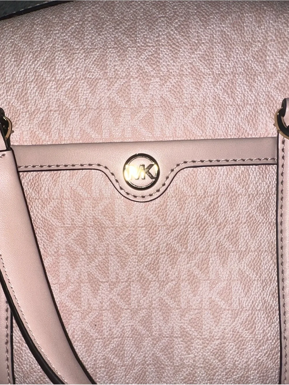 Michael Kors Pale Pink Signature Satchel